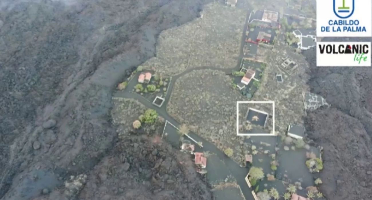Imagen de la zona en la que están atrapados los perros. Imagen de la zona en la que están atrapados los perros.