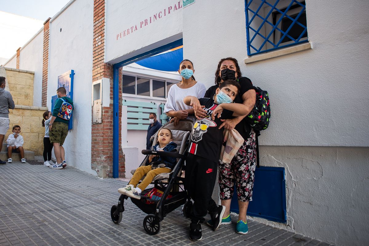 Madres de alumnos con necesidades educativas especiales del CEIP Blas Infante de Trebujena.