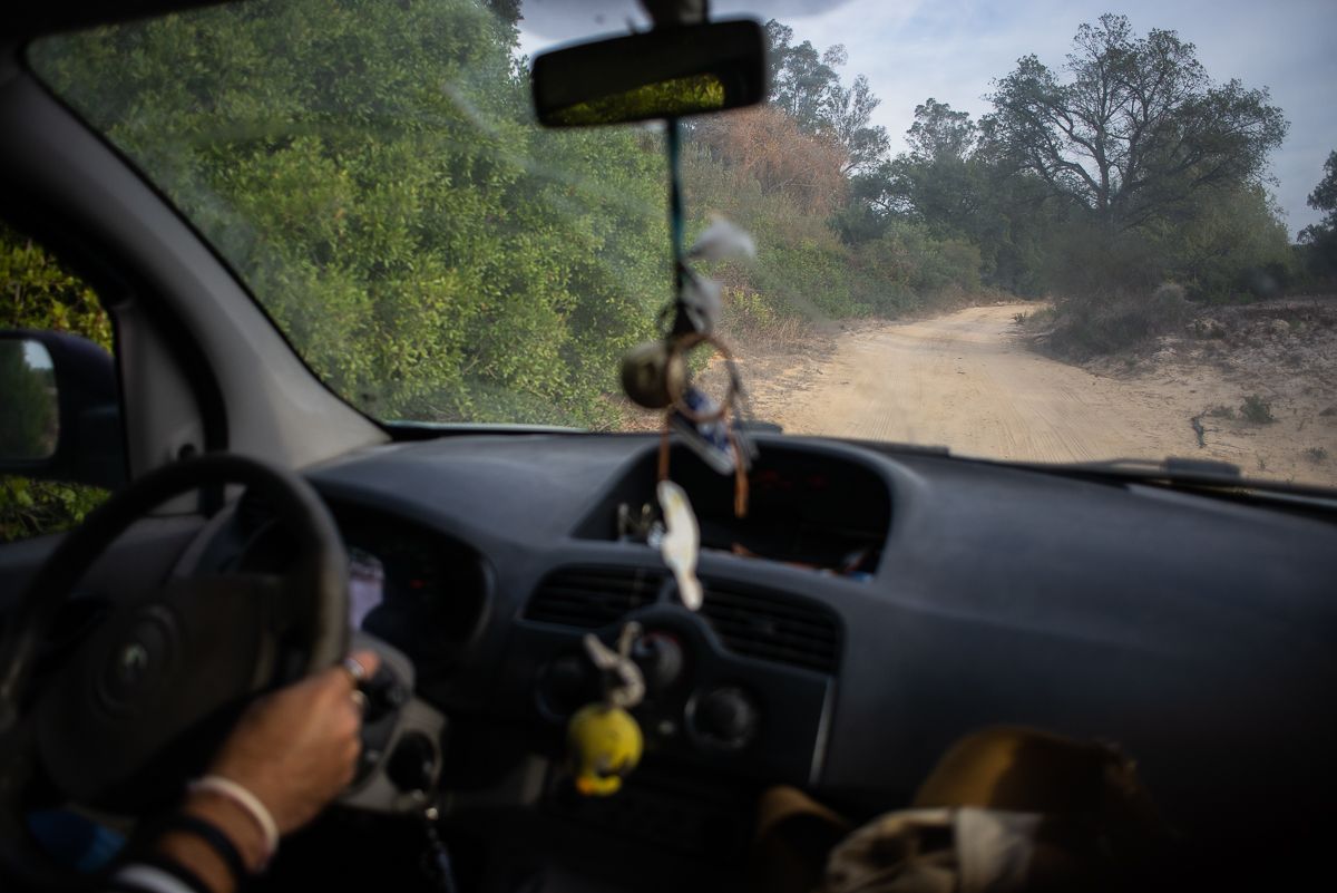 El camino de la discordia en La Saucedilla. El camino de la discordia en La Saucedilla.