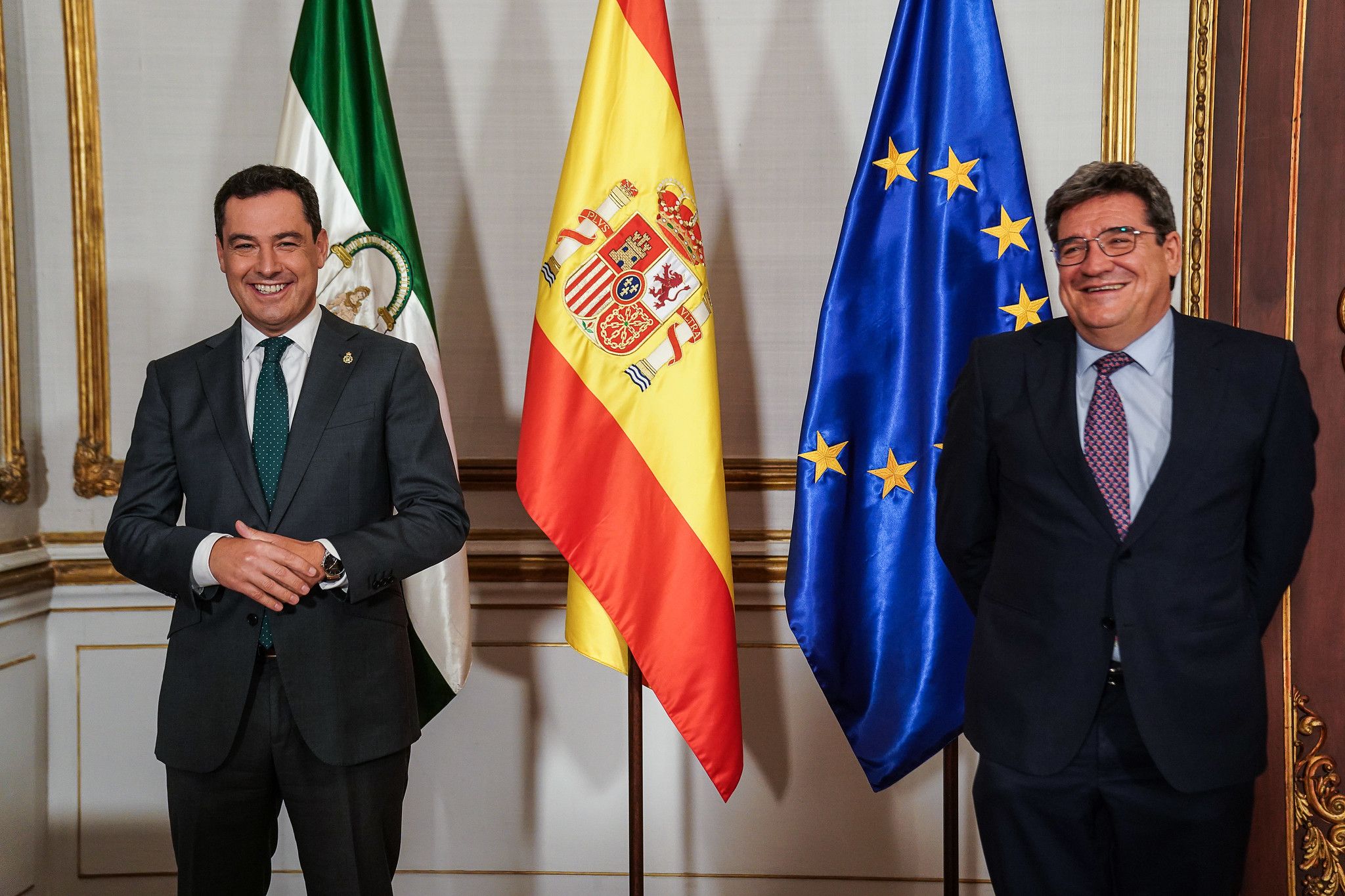 Moreno junto a Escrivá, del Gobierno, en una imagen de archivo.