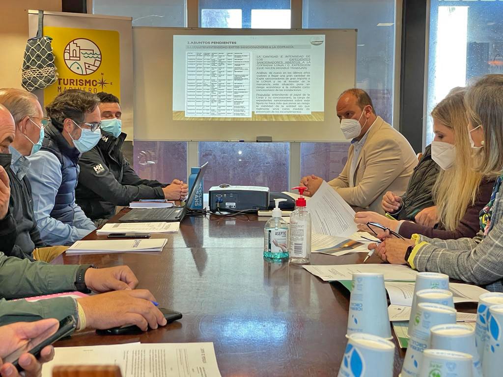 Reunión con la Cofradía de Pescadores de Sanlúcar.
