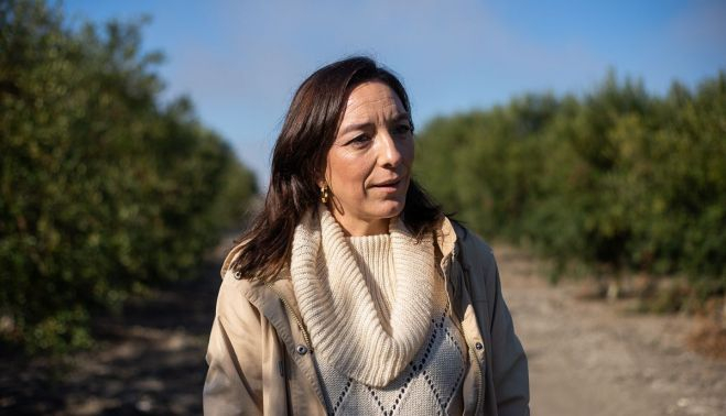 María del Mar, durante la entrevista en su finca de Jerez.