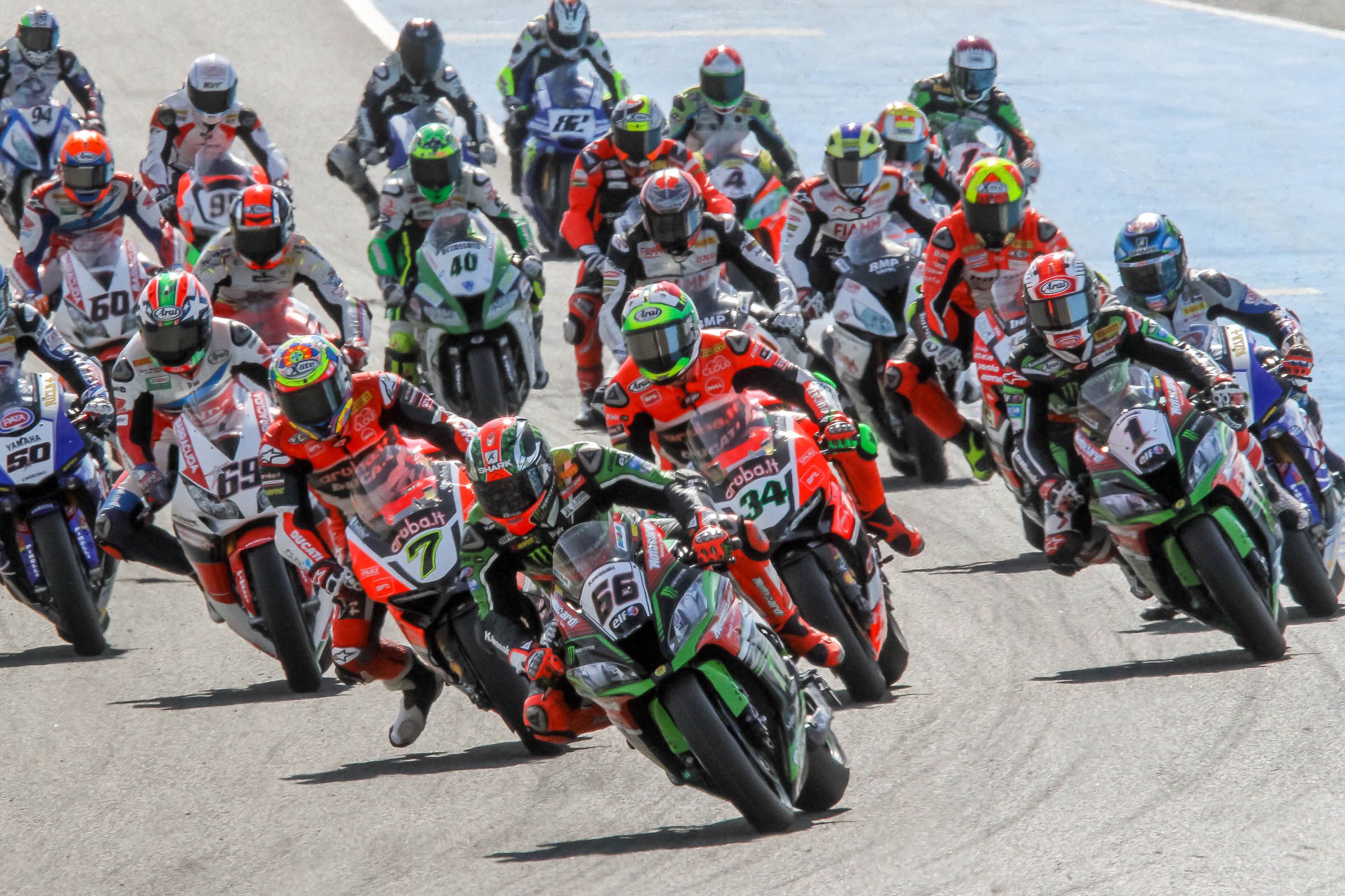 Prueba de Superbike en el Circuito de Jerez, en una imagen de archivo.