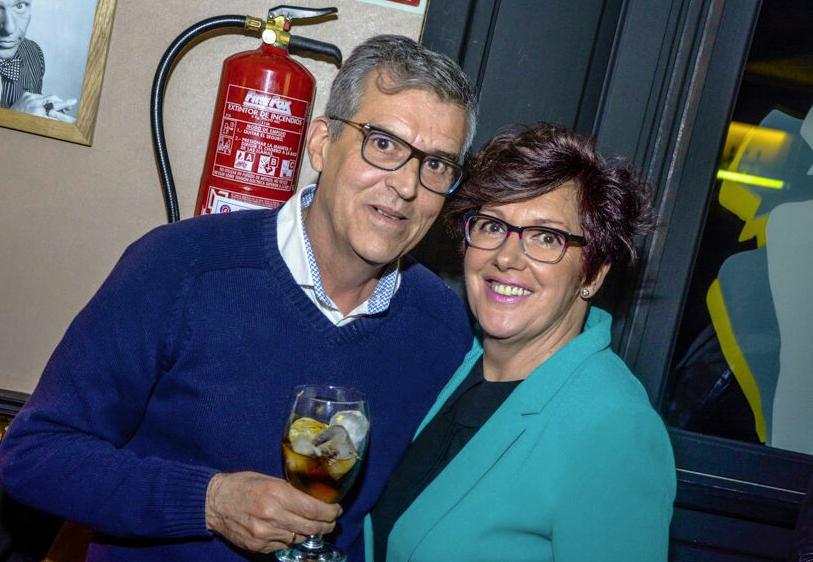 Rafa Verdú, en una imagen junto a su mujer. Rafa Verdú, en una imagen junto a su mujer.