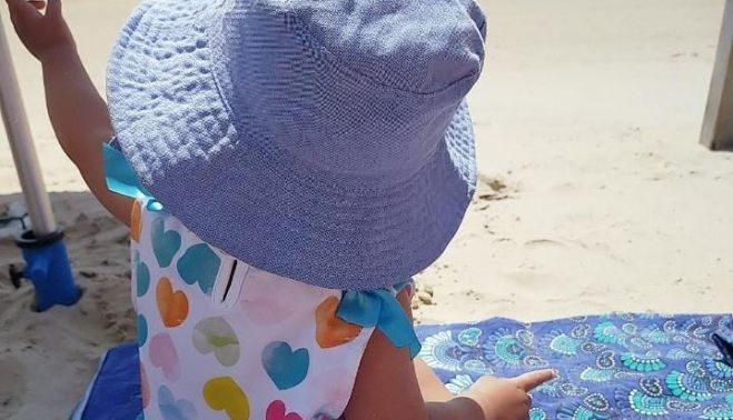 La pequeña Valentina.