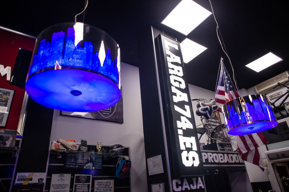 Detalle de la tienda en El Puerto.