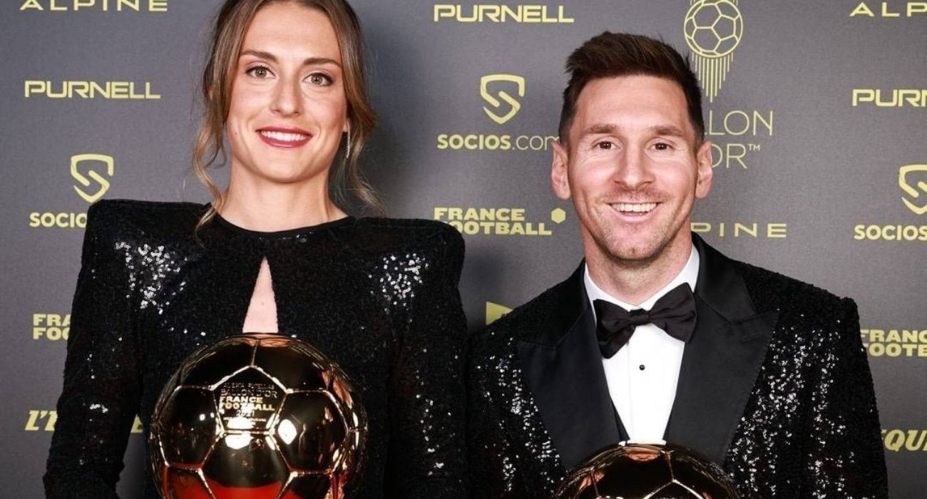 Alexia Putellas y Messi. Alexia Putellas y Messi.