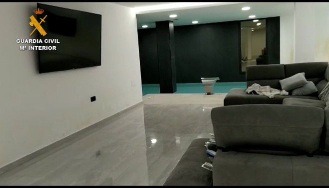 Interior de una vivienda de 'El Doro'.