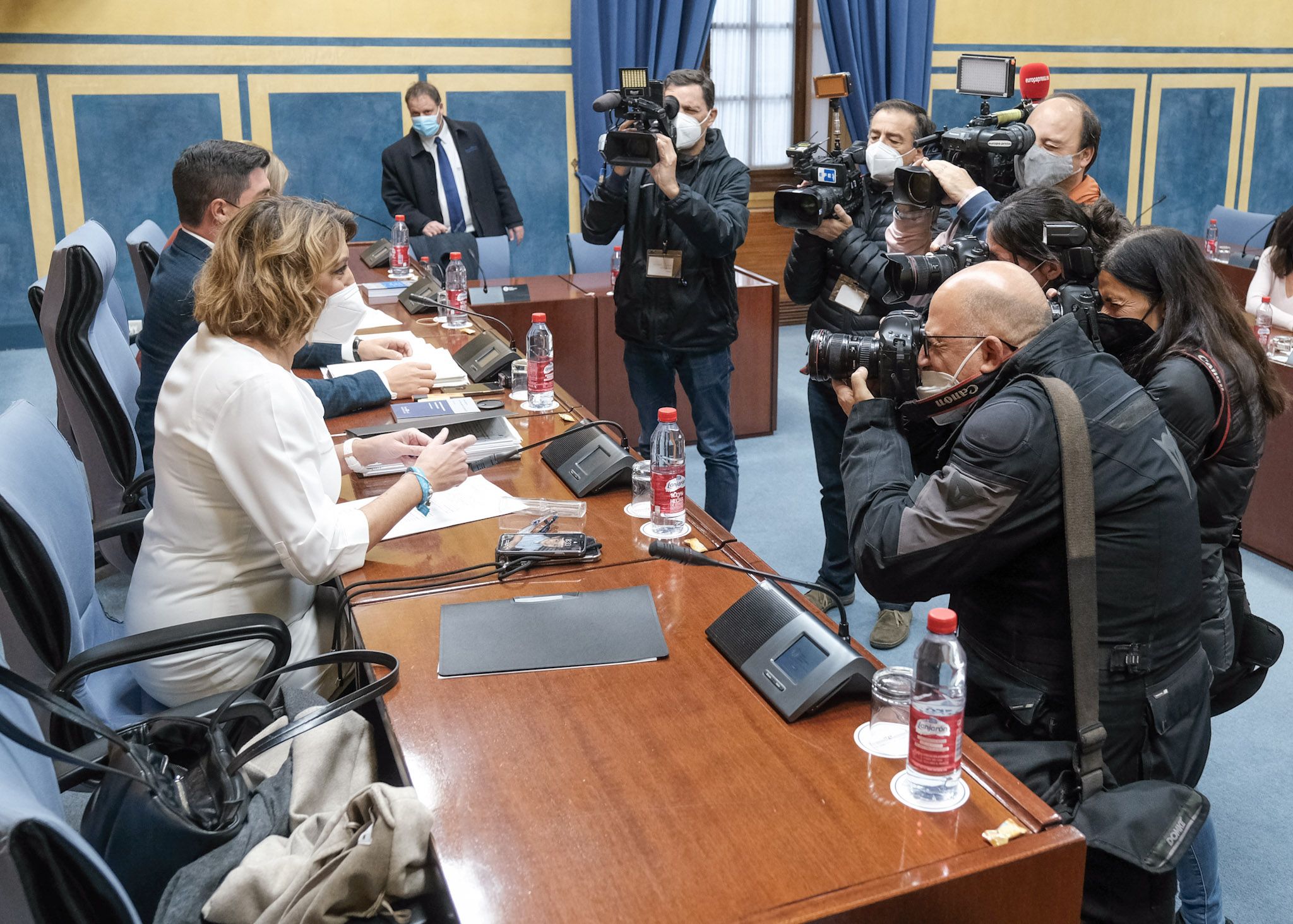 Imagen de Susana Díaz en la comisión de la Faffe de la anterior legislatura.