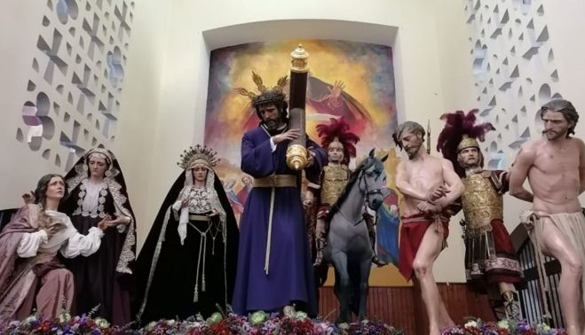 El misterio completo de La Entrega el día de su presentación en Guadalcacín.