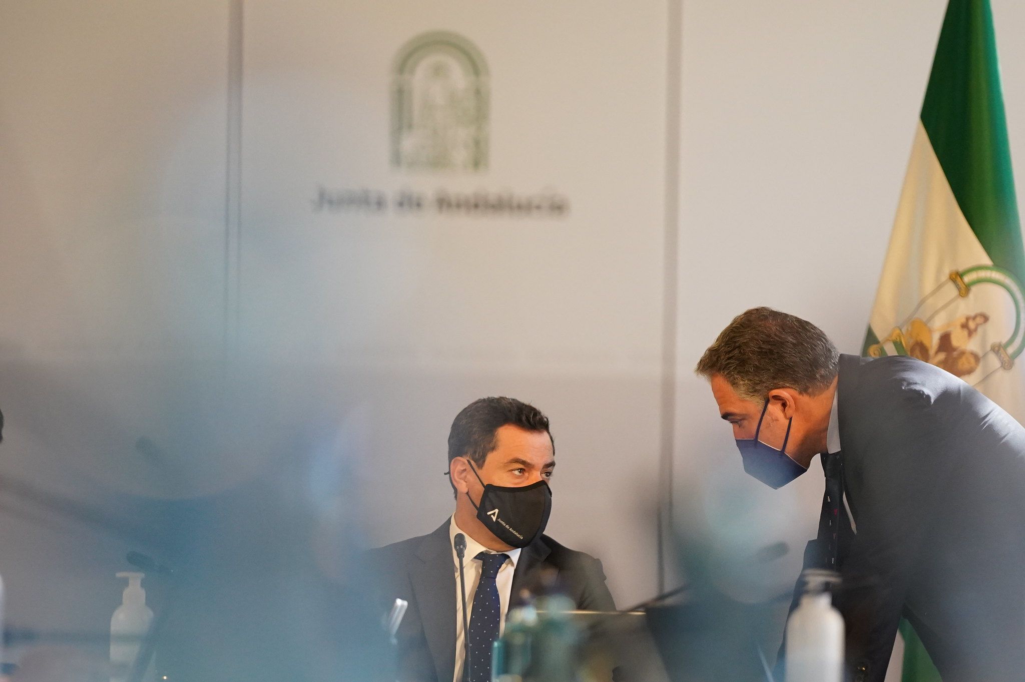Moreno Bonilla y Elías Bendodo