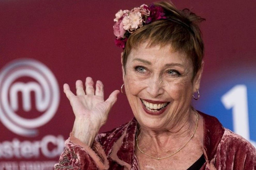 Verónica Forqué, en uno de los actos promocionales de 'MasterChef'.