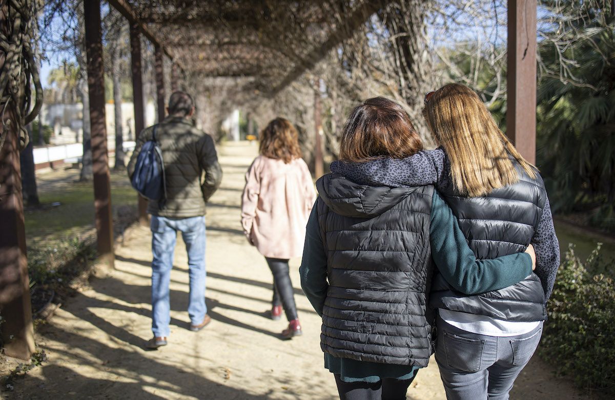 Familiares de personas que optaron por el suicidio en Andalucía, en una imagen de archivo.