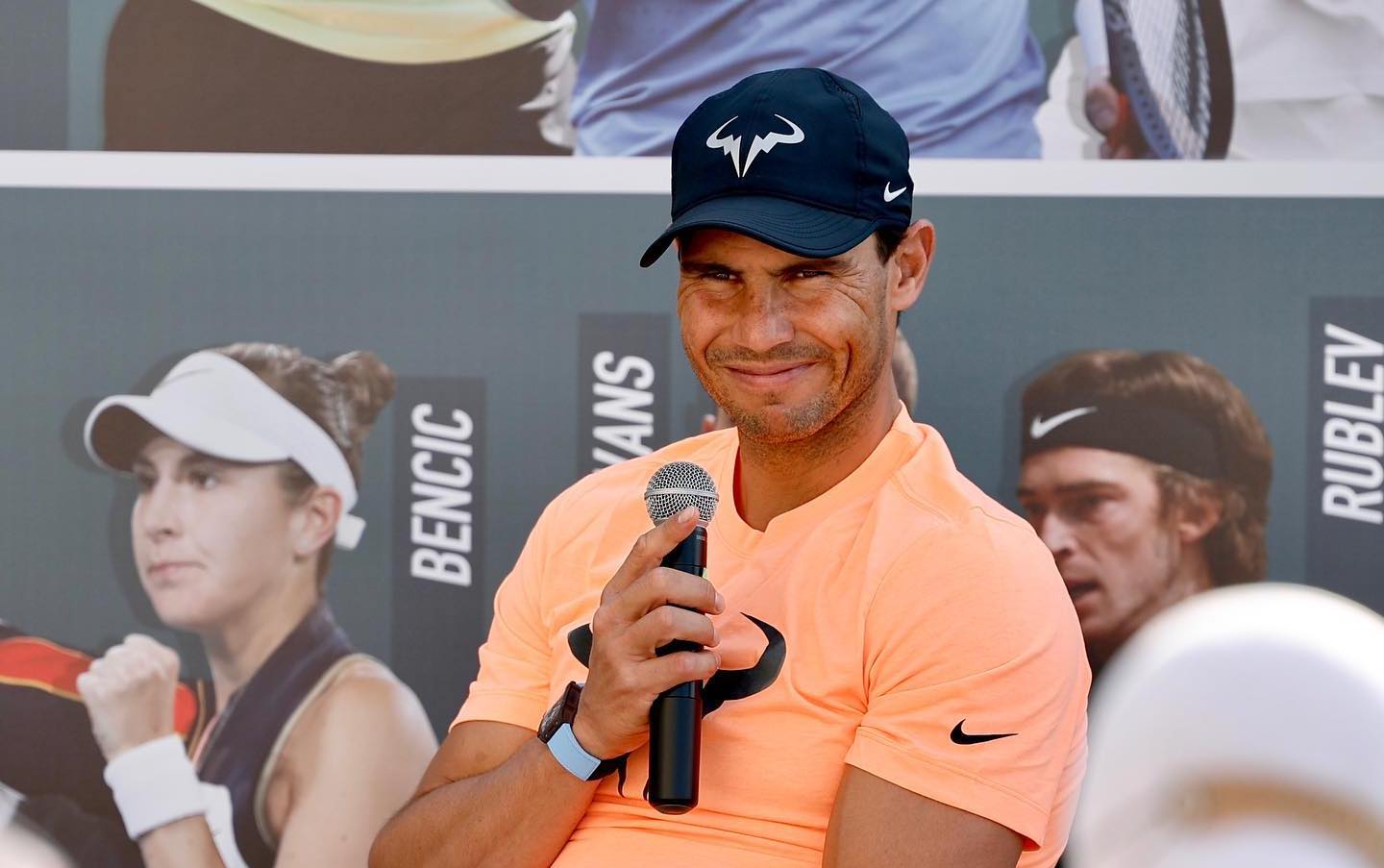 Rafa Nadal en Abu Dabi.
