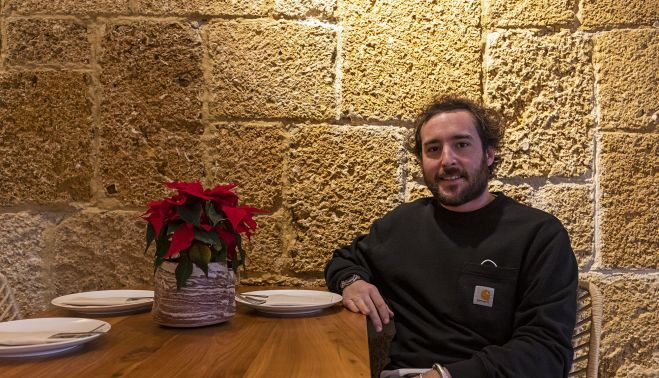 Juan Carlos Borrell, chef de Almanaque.    GERMAN MESA
