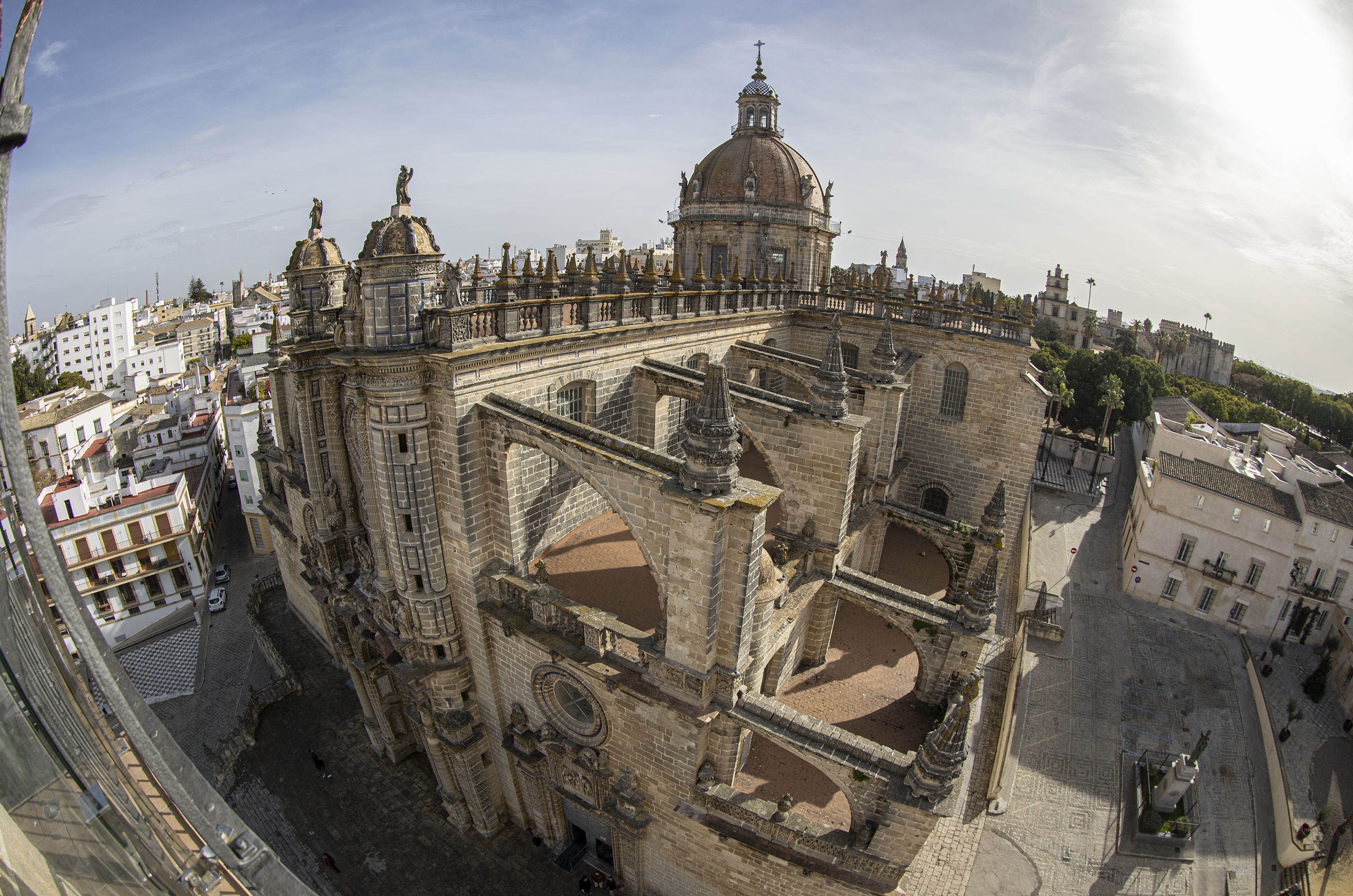 Panorámica de la Catedral de Jerez.