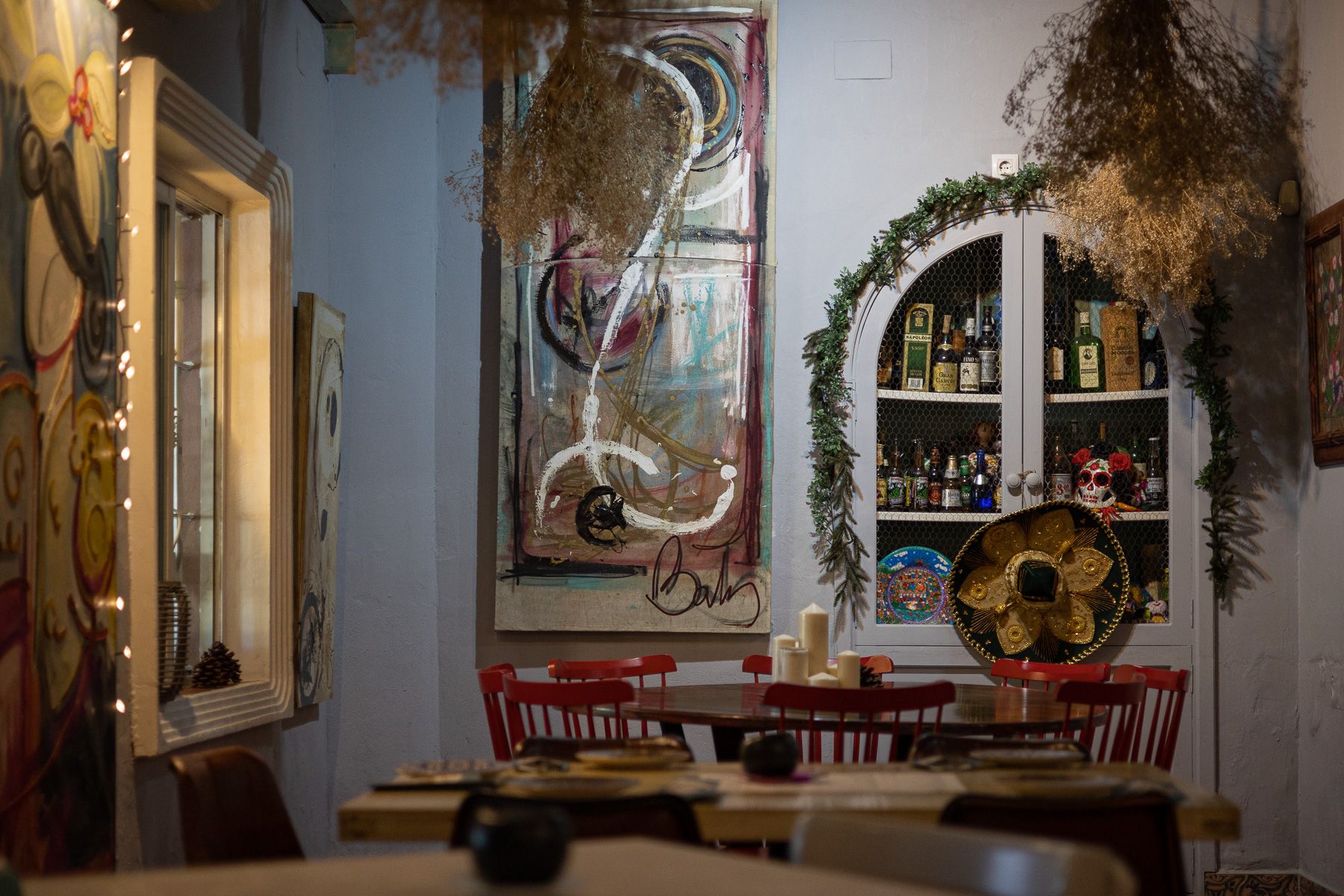 Interior del restaurante de José Antonio y Dalila.