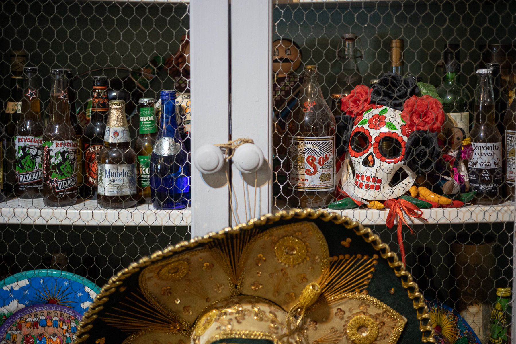 Detalle del salón de Los Manitos en Jerez.
