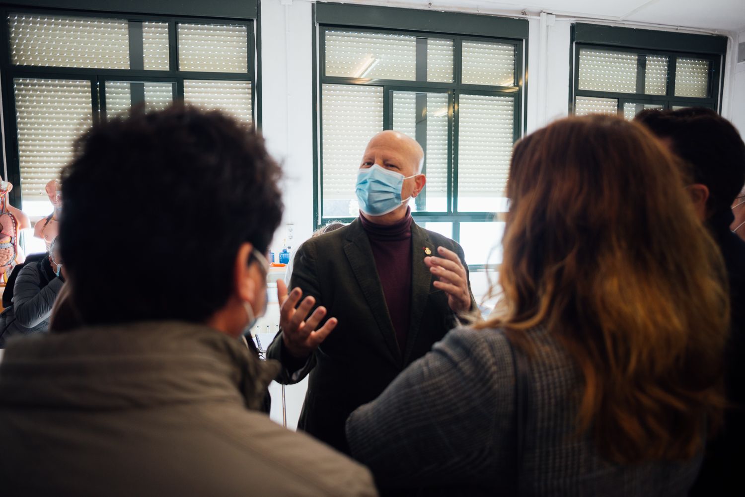 Visita del consejero de Eduación a Jerez.