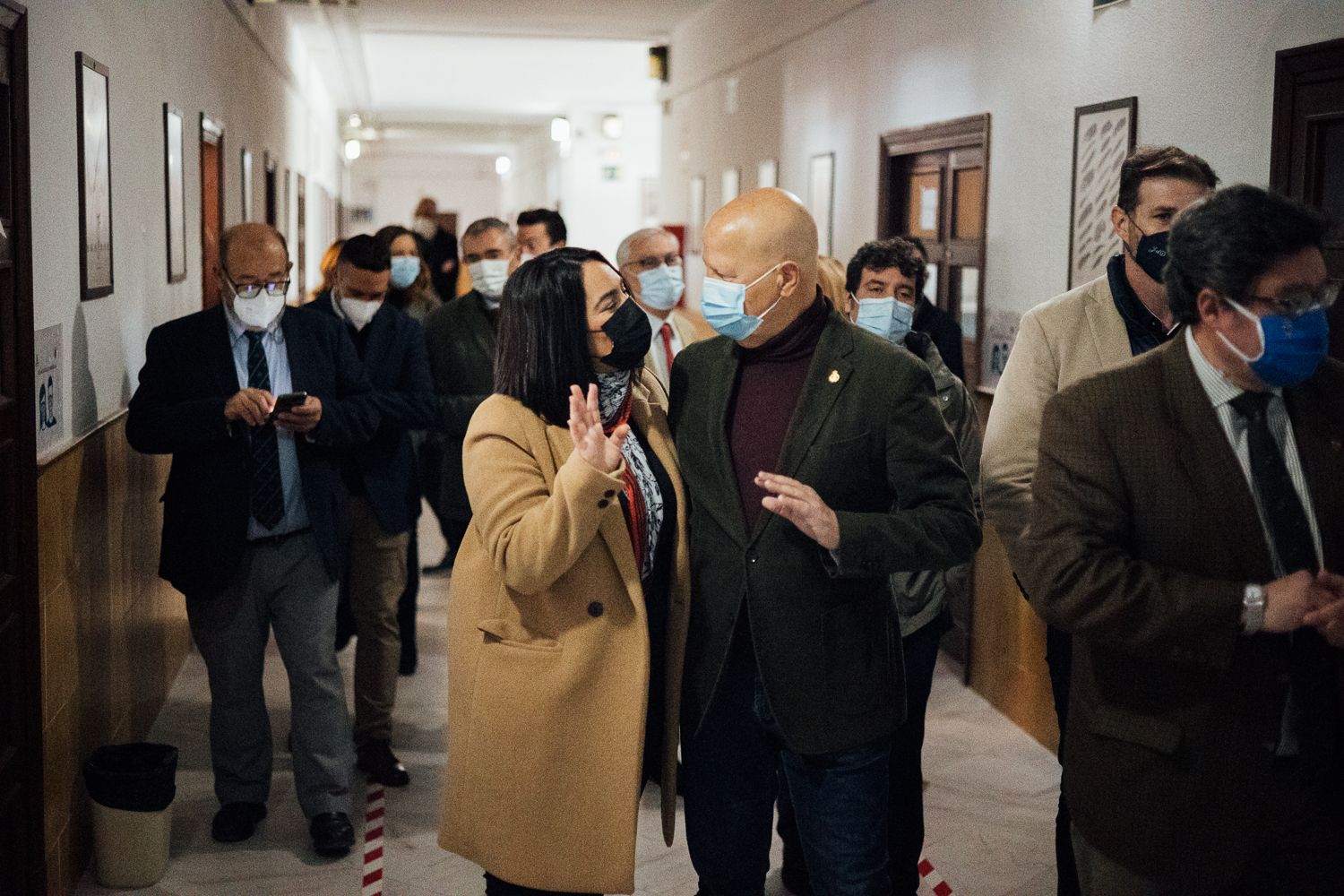 Javier Imbroda visita el IES Padre Luis Coloma de Jerez.