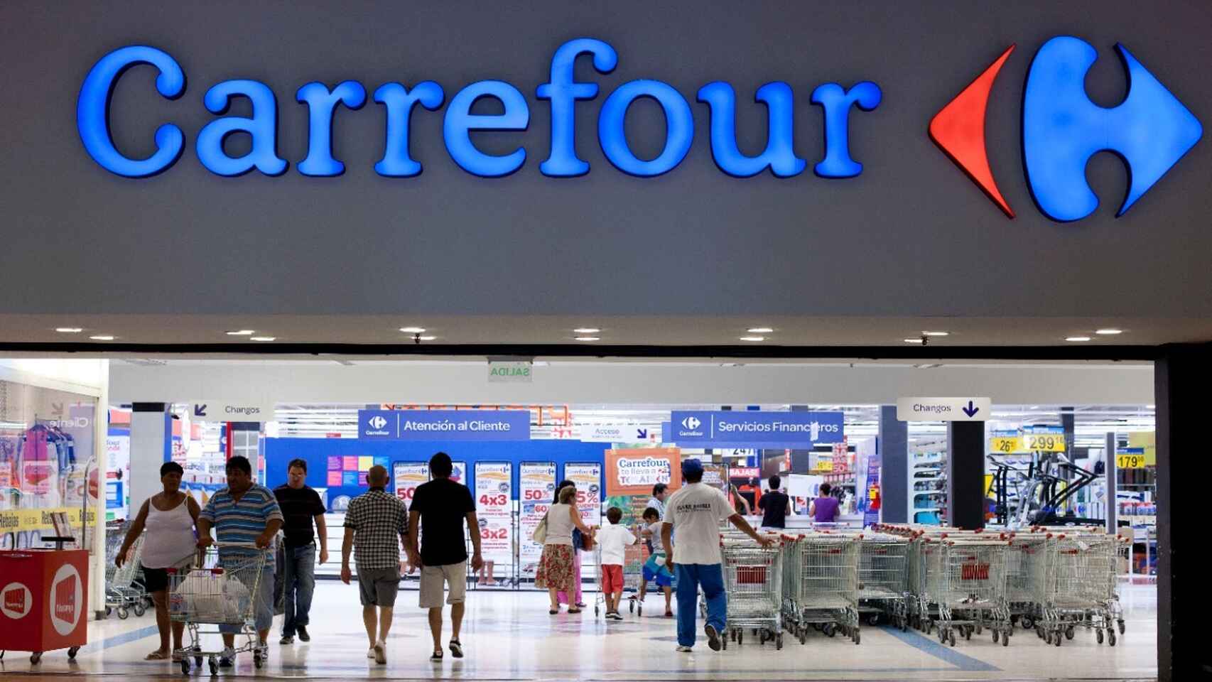 Carrefour en una foto de archivo. 