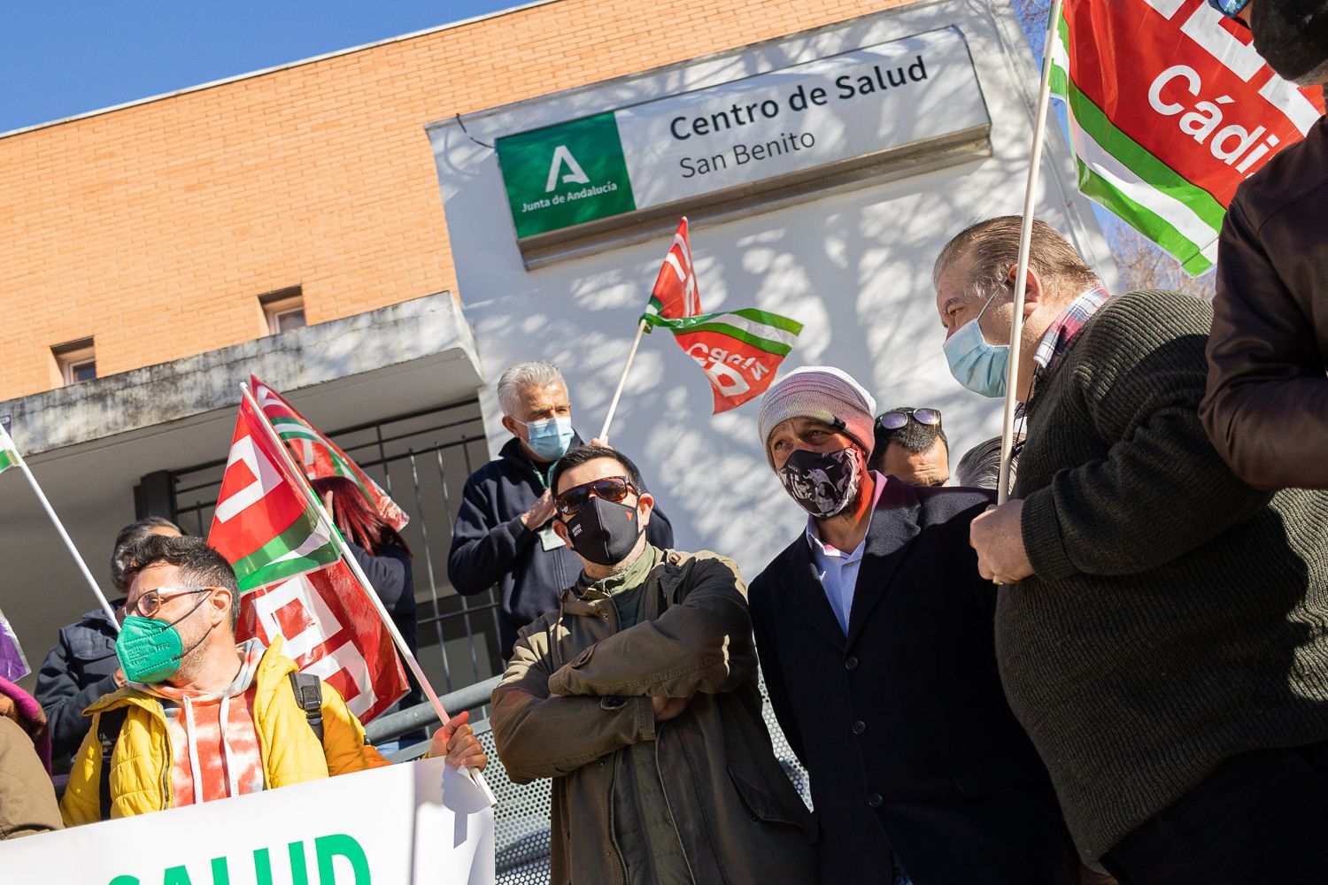 Una concentración por la sanidad pública, en una imagen de archivo.