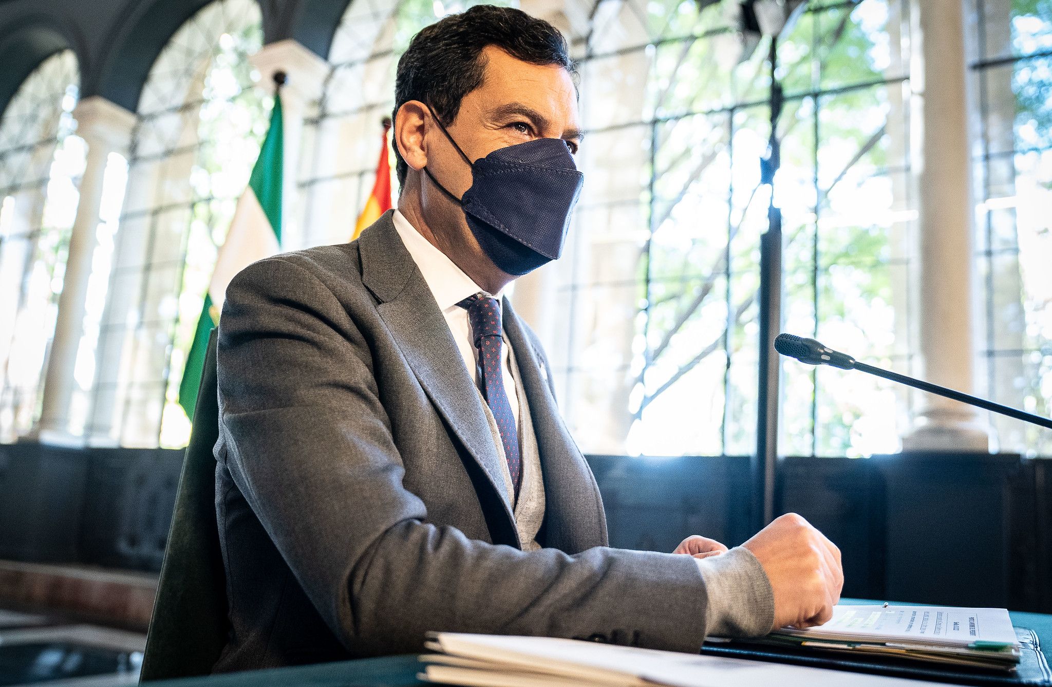 Moreno Bonilla en un Consejo de Gobierno reciente.