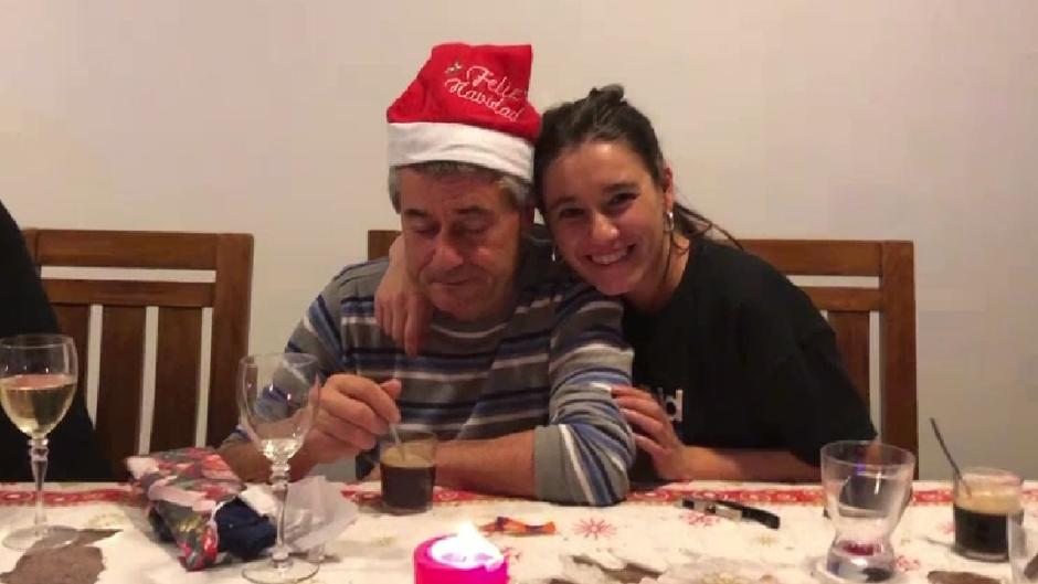 Esther López en un vídeo difundido por su familia