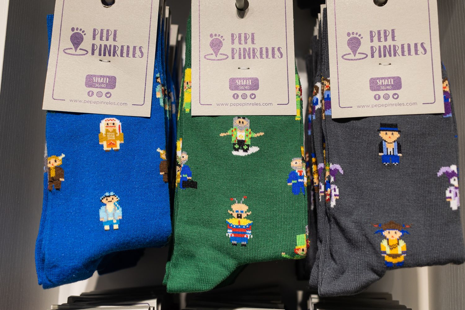 Calcetines de Pepe Pinreles.
