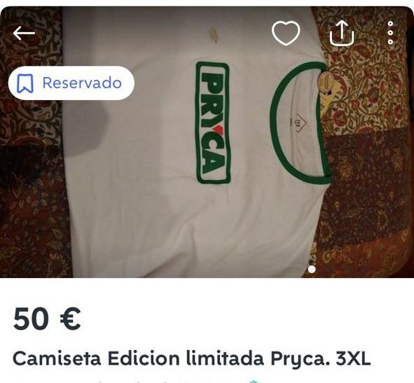 Camiseta Pryca Wallapop