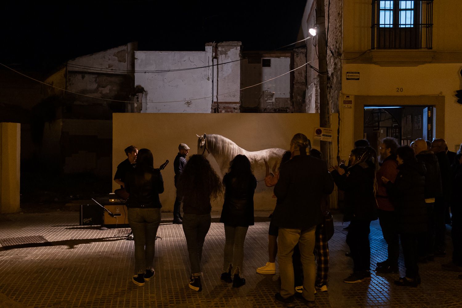 La calle Empedrada, 'revolucionada' por el rodaje