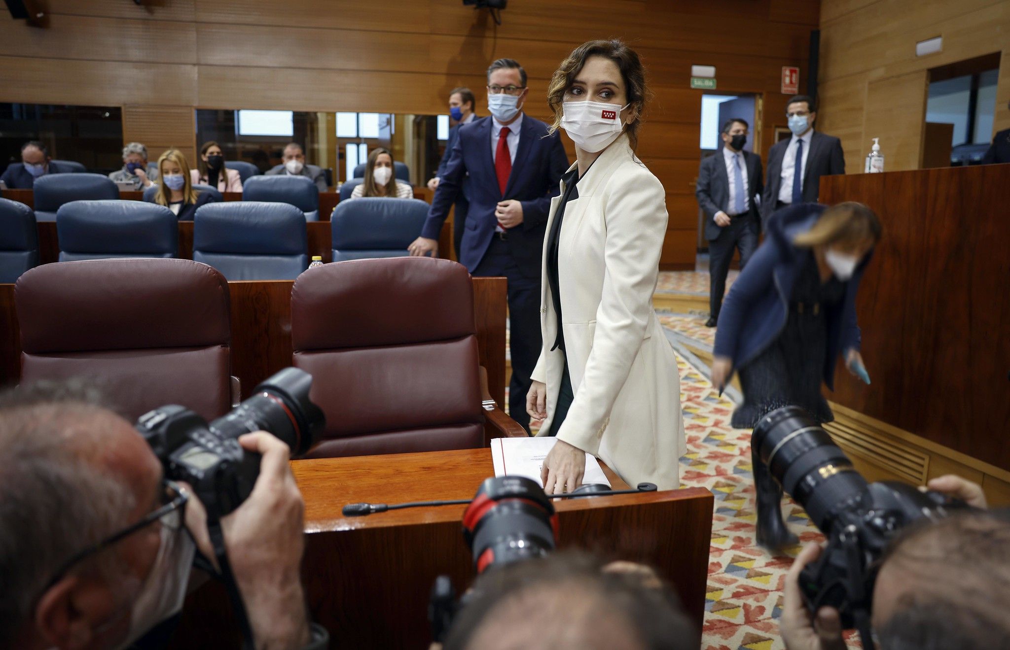 Isabel Díaz Ayuso, presidenta de la Comunidad de Madrid.