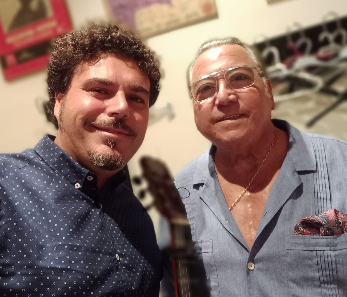 Juanpe Carabante junto a Antonio 'El Cañero'