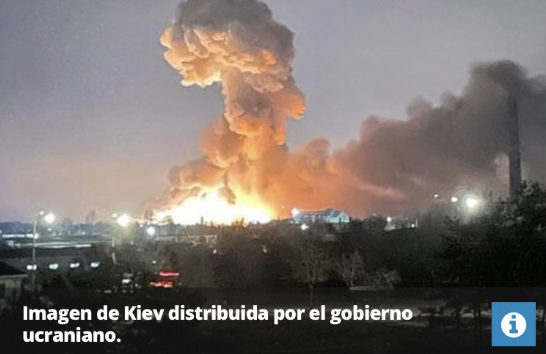 Rusia ataca a Ucrania, esta madrugada. Rusia ataca a Ucrania, esta madrugada.