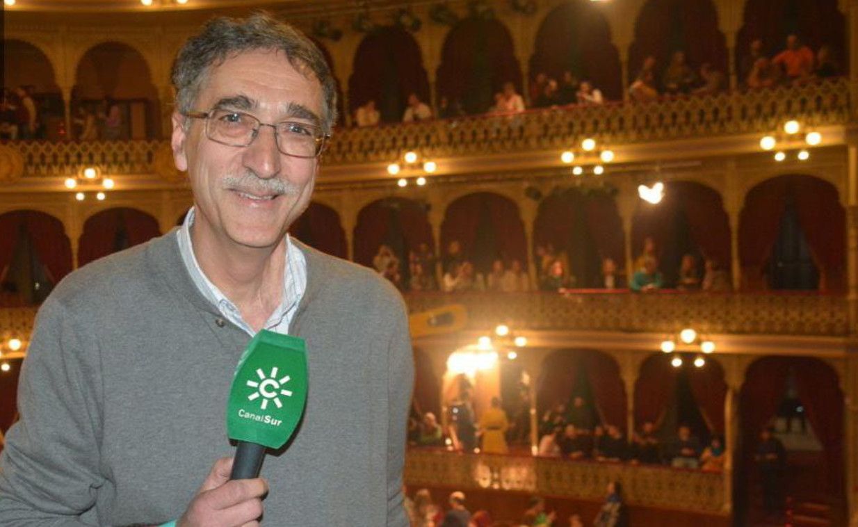 El periodista de 'Canal Sur' Juan Manzorro, voz de las cofradías y el Carnaval de Cádiz. El periodista de 'Canal Sur' Juan Manzorro, voz de las cofradías y el Carnaval de Cádiz.