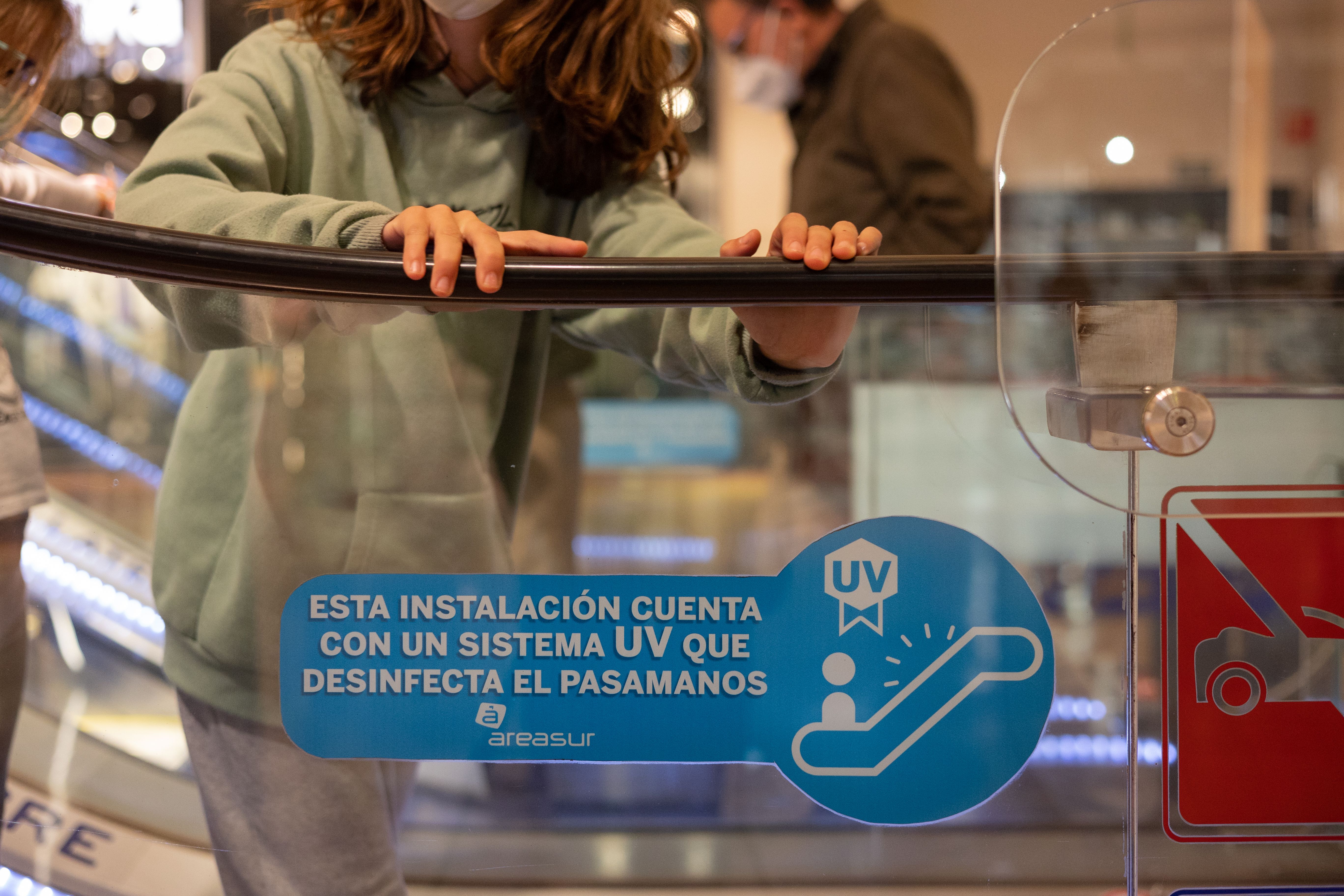 Medidas sanitarias en el centro comercial jerezano.