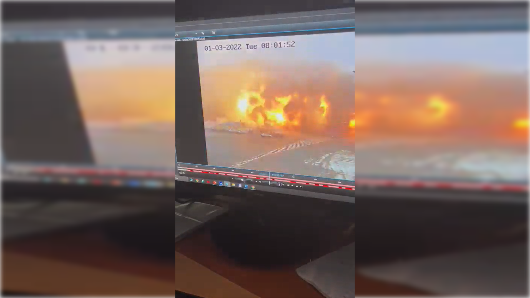 Imagen del ataque de Rusia a la ciudad de Járkov