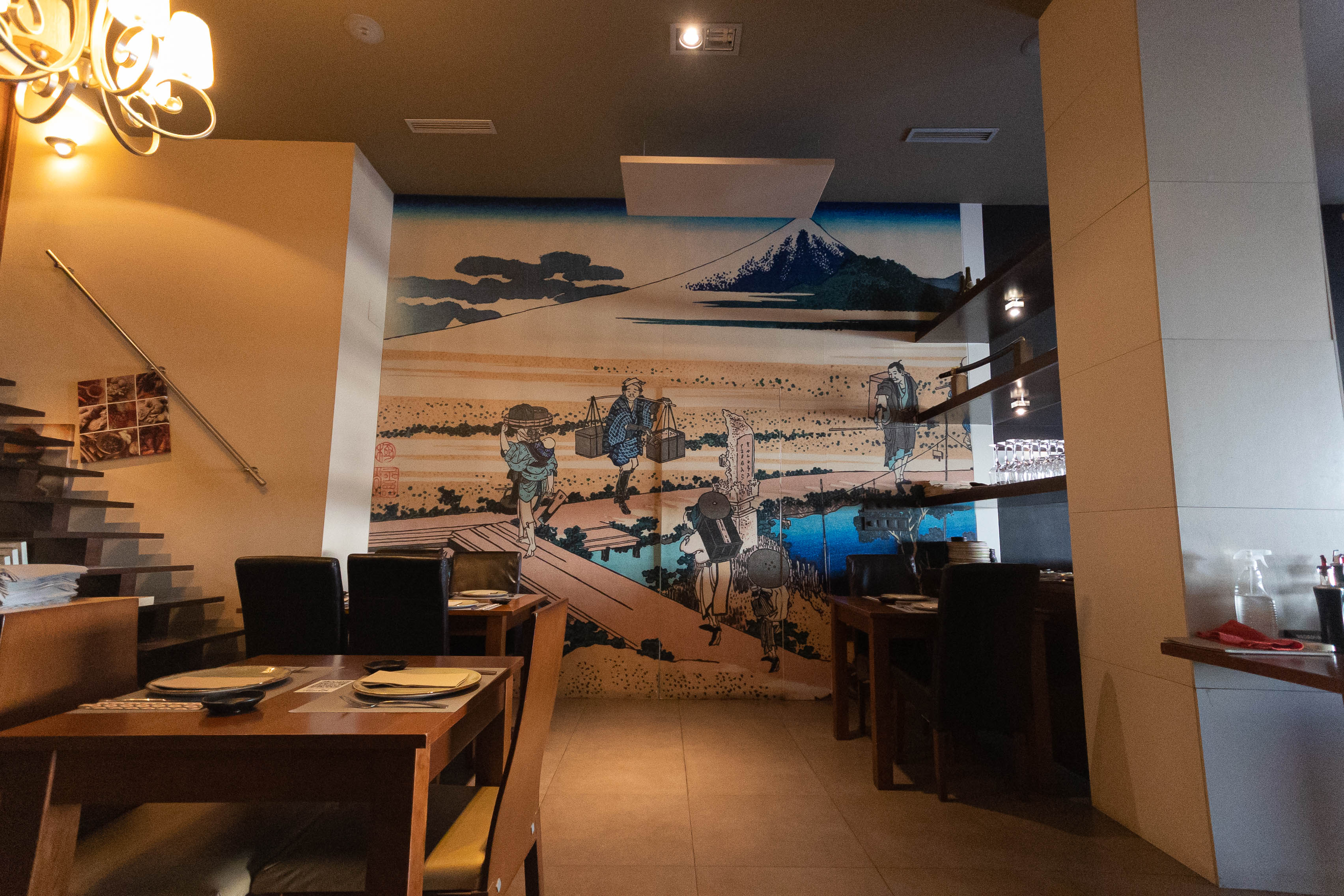 Interior del restaurante.